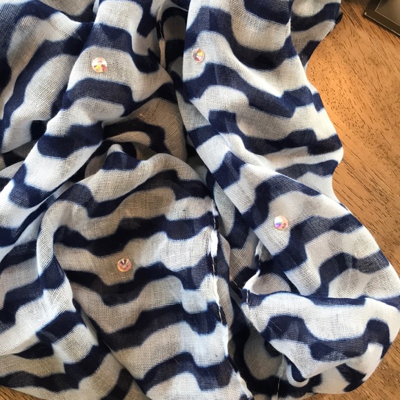 Glitzy Bella Scarf w/ Swarovski Stones💎 - Picture 2 of 5